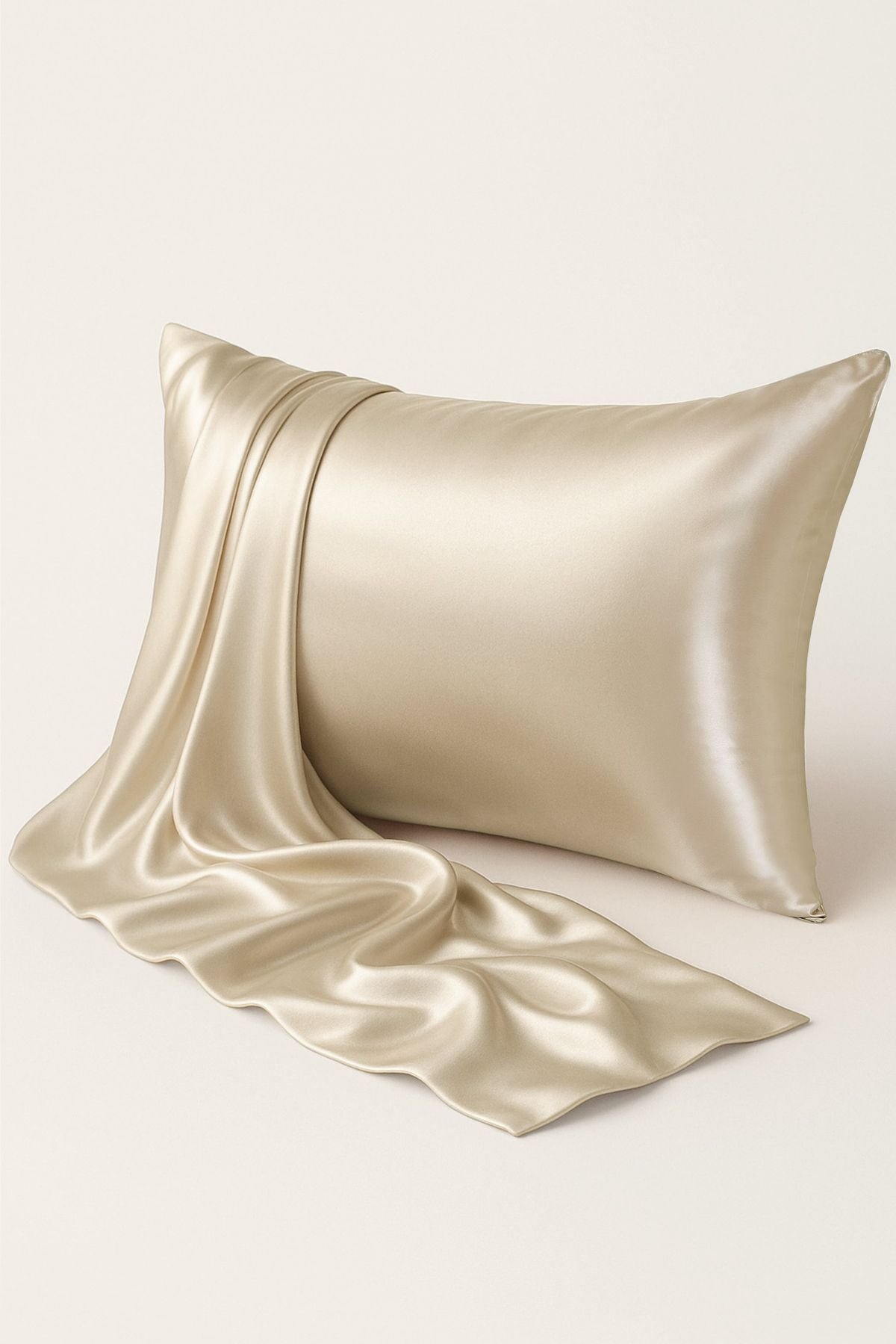 Калъфка за възглавница от естествена коприна – Златиста