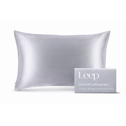 Калъфка за възглавница от естествена коприна – Сребриста