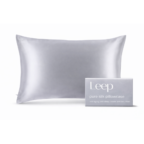 Калъфка за възглавница от естествена коприна – Сребриста