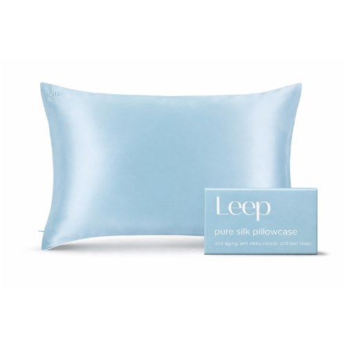 Калъфка за възглавница от естествена коприна – Синьо